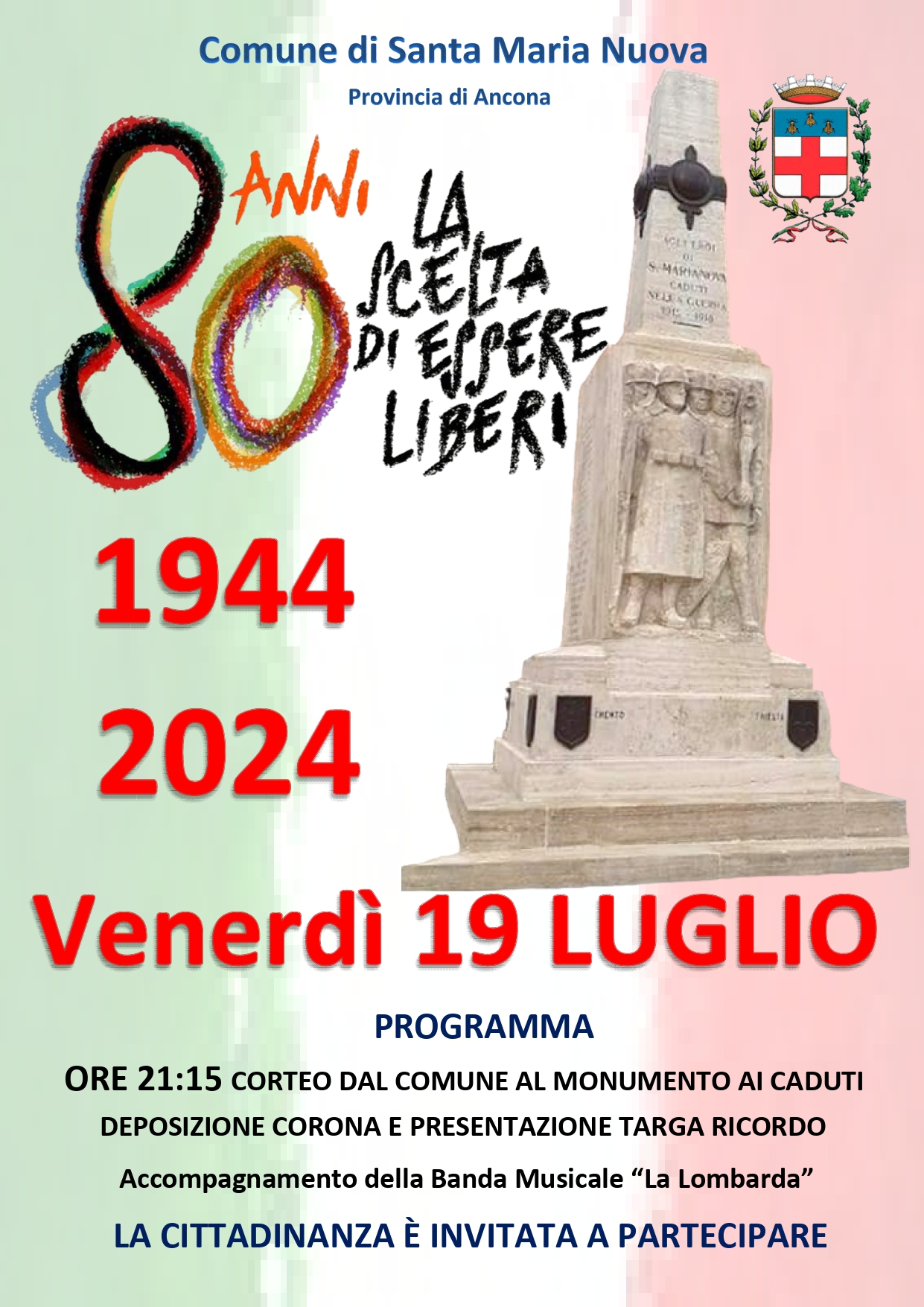 80 anni fa LA LIBERAZIONE