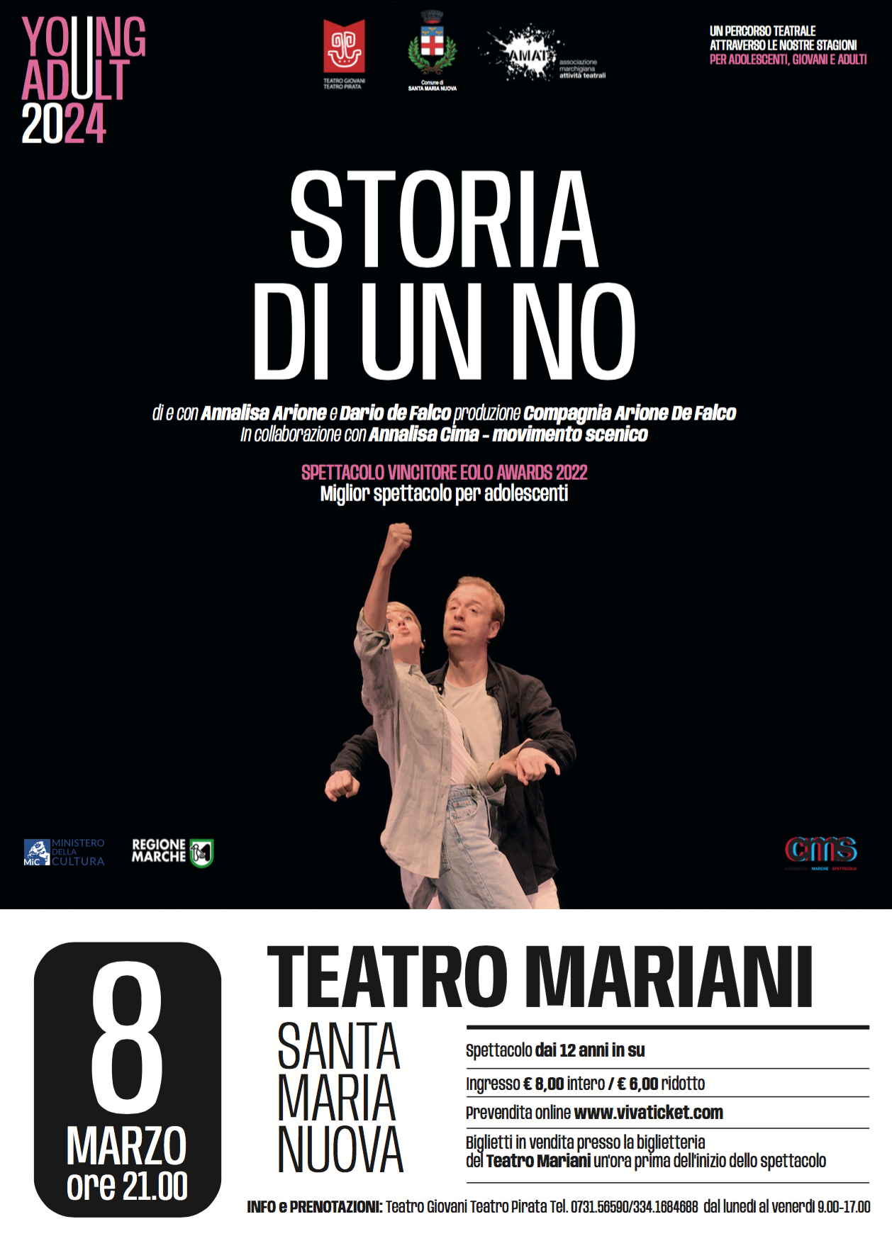 Storia di un no - teatro mariani 8 marzo ore 21.00